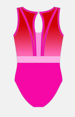 Sylvia P Crimson Spark leotard - PRE ORDER (EARLY MARCH)