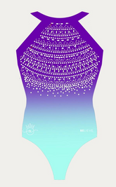 Believe Ultraviolet Leotard - Pre Order (9 weeks)
