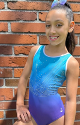 Anchor Turquoise Twilight leotard - IN STOCK
