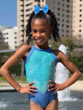 Darcy Aqua Shimmer Leotard - PRE ORDER