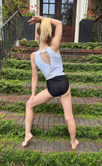 Believe Onyx & Pearl Leotard - IN STOCK IN LIMITED SIZES