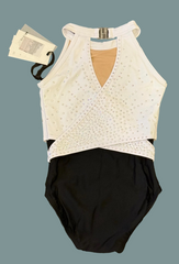 Believe Onyx & Pearl Leotard - IN STOCK IN LIMITED SIZES