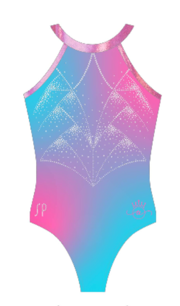 Sylvia P Twilight Ballet Leotard with sequins- PRE ORDER (EARLY MARCH)