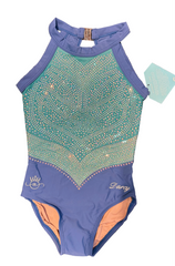 Darcy Aqua Shimmer Leotard - IN STOCK