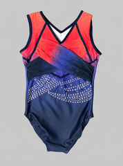 Quatro Coral Twilight Leotard - IN STOCK