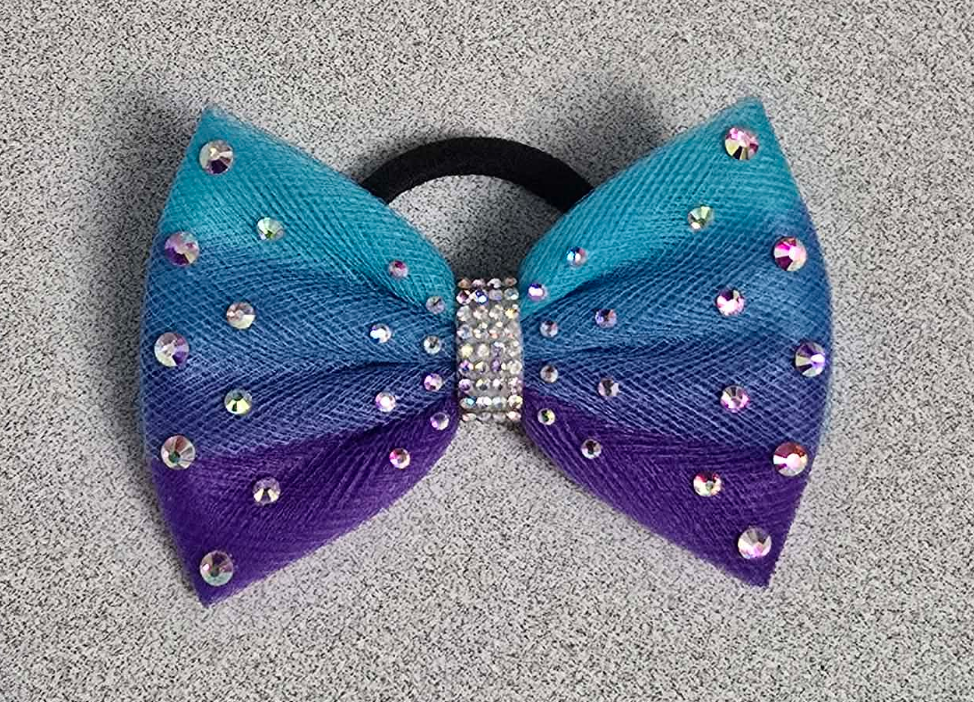 Gardenia Meadow Bow to match Anchor Turquoise Twilight