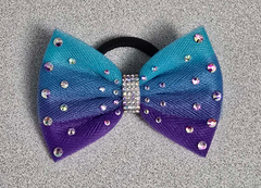 Gardenia Meadow Bow to match Anchor Turquoise Twilight